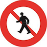 Cấm người đi bộ
