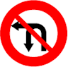 Cấm rẽ trái và quay đầu xe